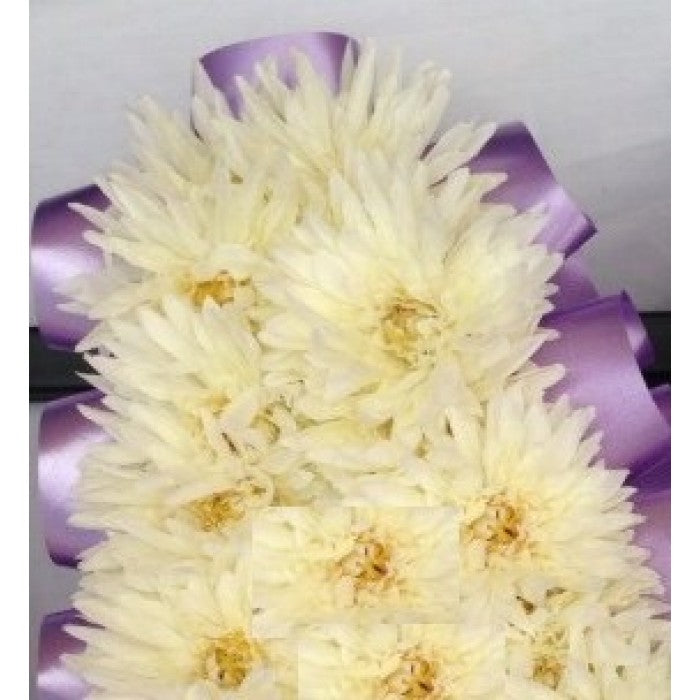144 Artificial Cream Chrysanthemum Picks