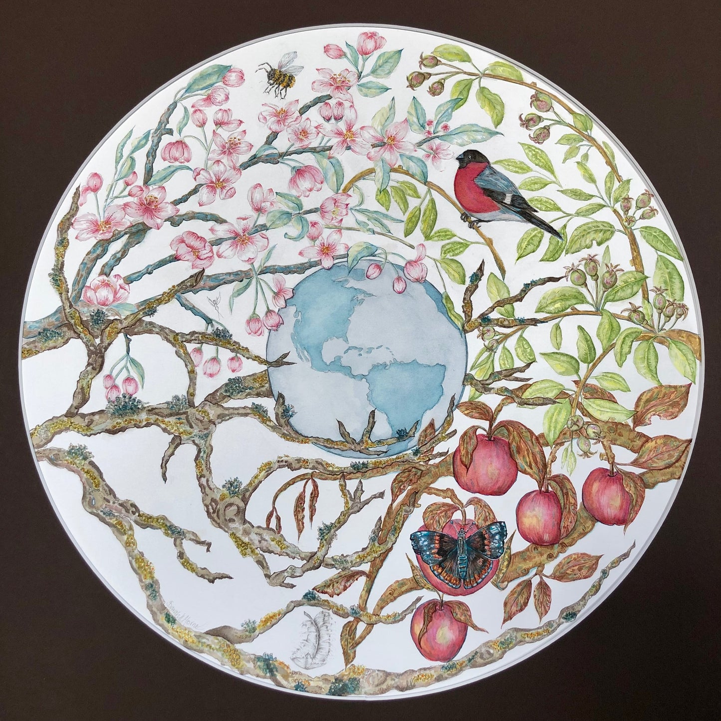 We Really Did Have It All! Watercolour Tondos